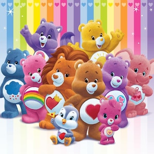 5D DIY Diamond Painting Kit Full Drill, Cartoon Care Bear Mosaic Diamond Kit, Full Drill Square Round
