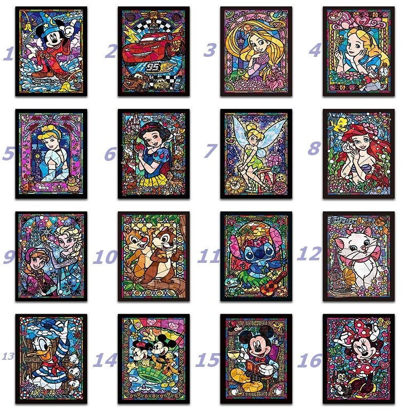 Diamond Painting Kit Completo 4 Pack,paisaje de flores DIY 5D Pintura Diamante Kit Adultos Niños Cristal Rhinestone Bordado ​Punto de Cruz Artes Para Hogar Pared Decoración Regalo Square Drill,30x40cm