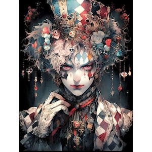 Madhatter Fantasy Paint By Number Kit, DIY Painting Kit, Painting On Canvas, Color By Number, Oil Painting Scenery Painting