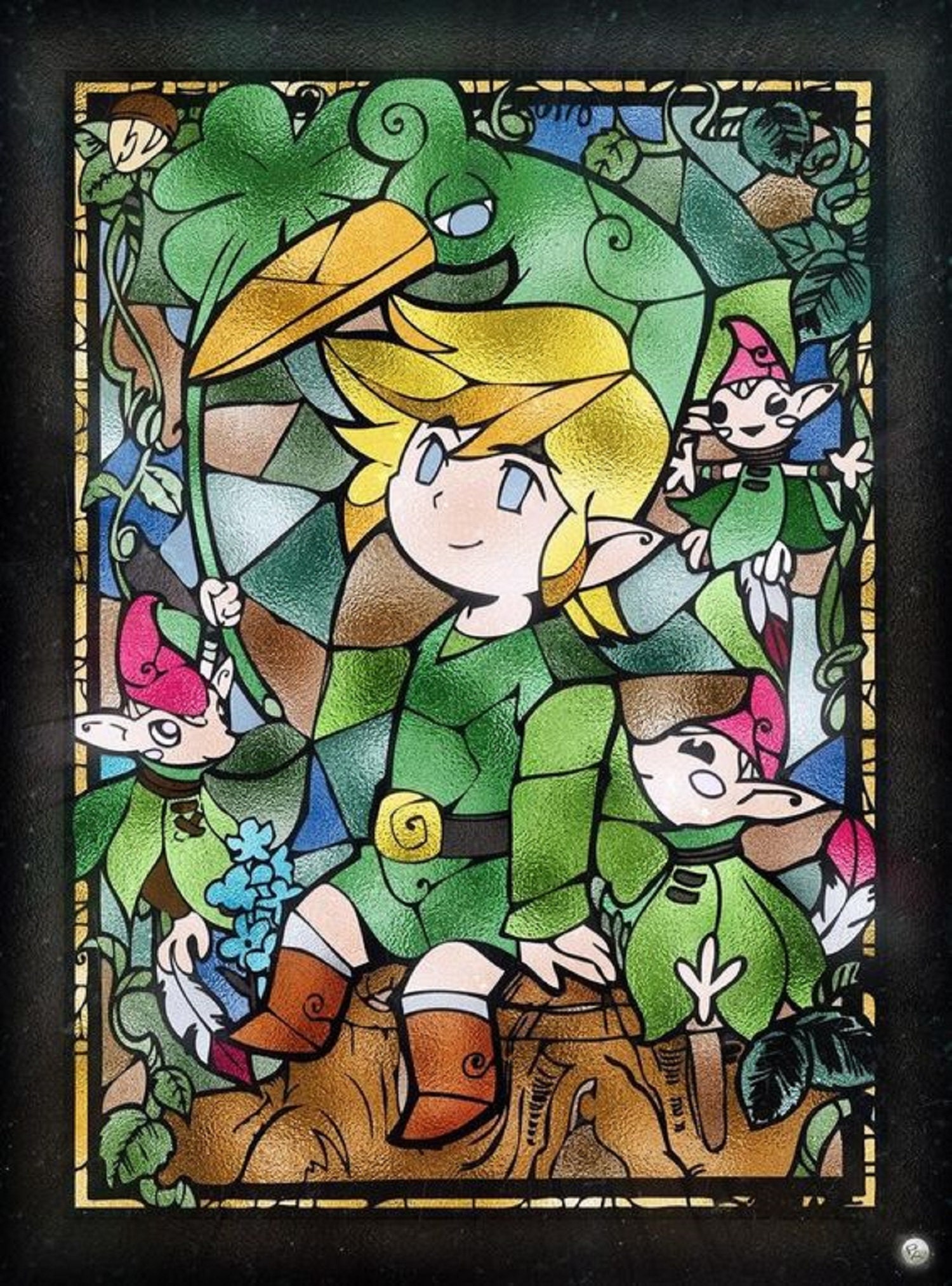 5D DIY Diamond Painting Kit Full Drill, the Legend of Zelda Mosaic