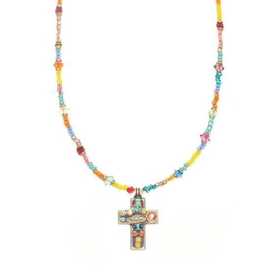 Small Multibright Cross Bracelet Small Multibright Cross Bracelet