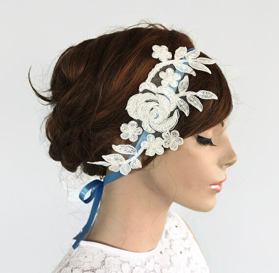 floral headbands wedding
