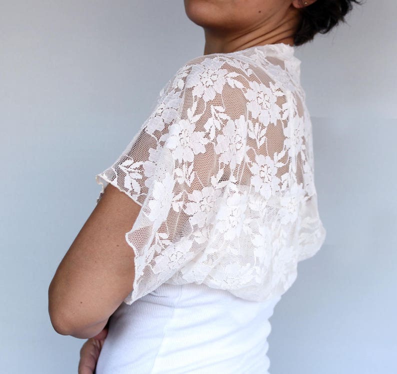 cream bolero for wedding