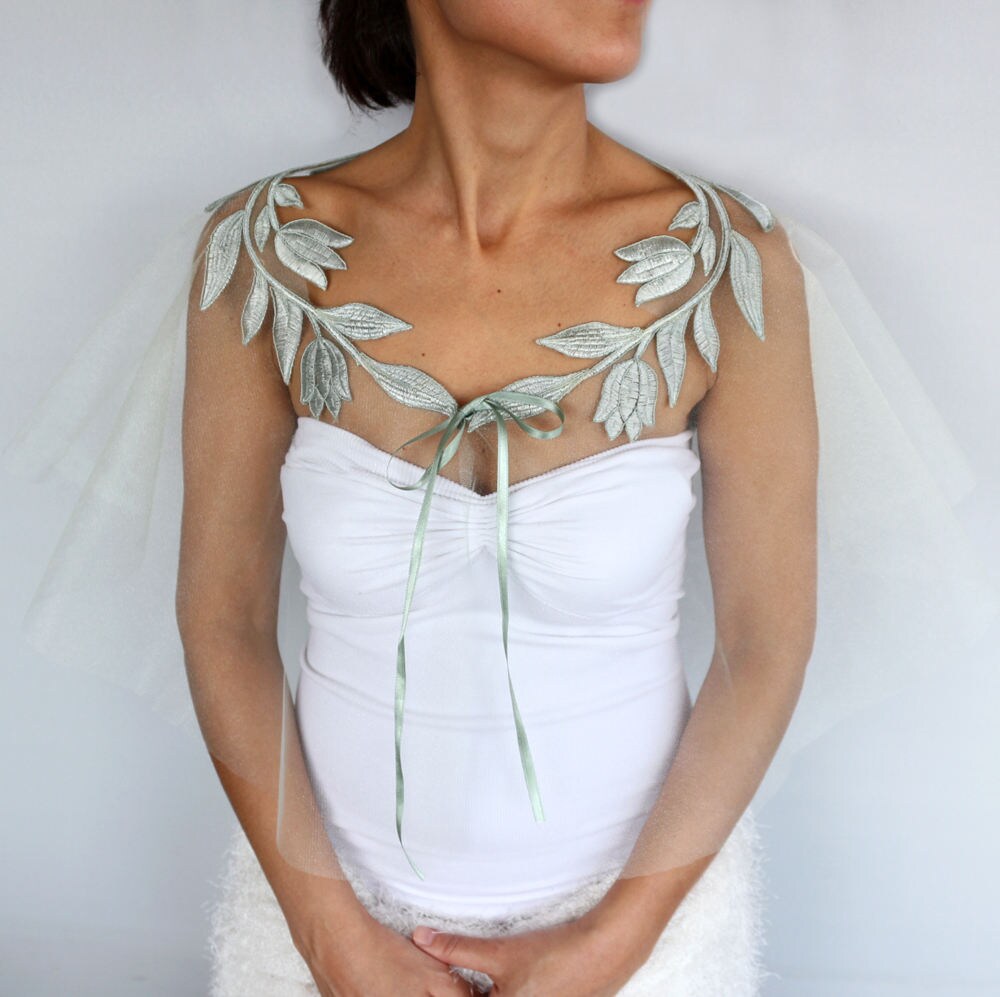 sheer green cape