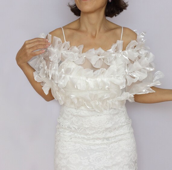 satin bridal wrap