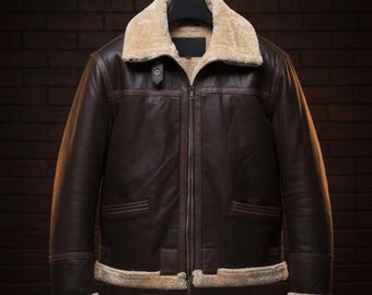 Resident Evil Leon Brown Bomber Jacket | Leon Kennedy Leather Jacket | Men’s Game Inspired Bomber Coat