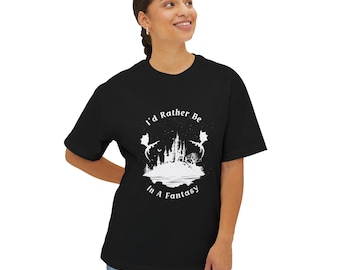 Fantasy Reader T-Shirt, Dragon Castle Graphic Tee, Book Lover Apparel