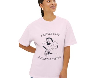 Smut Coffee Shirt, Romance Reader Book Lover Tee, Spicy Bookish Apparel