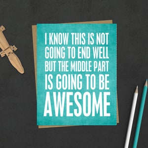 Funny Friendship Card | Friend Card | Awesome Card for Best Friend | Funny BFF Soul Mate Soulmate Greeting Card