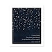 Art Print I Have Loved the Stars Too Fondly To Be Fearful of the Night Poster Navy Blue Stars Modern Galileo Inspired Quote Print