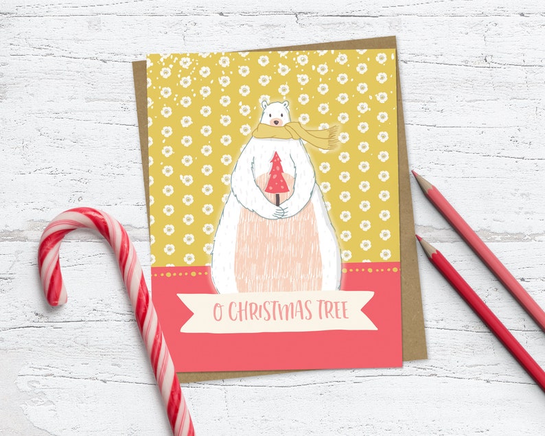 Baby It's Cold Outside Christmas Card Snowflake Greeting Etsy
