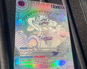 Carta de Monkey D. Luffy de One Piece