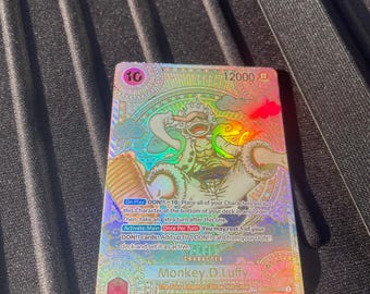 Carta de Monkey D. Luffy de One Piece