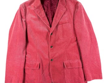 Polo Ralph Lauren vintage velvet oversized xxl pink rose blazer
