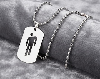 Collar colgante de acero inoxidable Blohsh: un regalo musical moderno