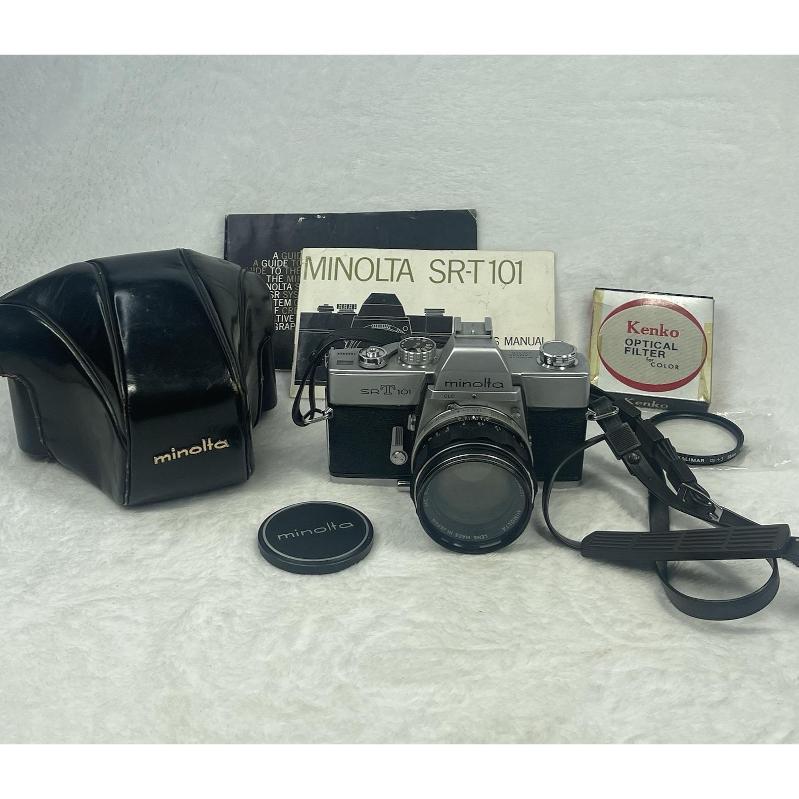 Minolta SR-T 101 カメラ、交換レンズ、フラッシュセット 作例レビュー