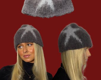 Star Brushed Beanie - Crochet Pattern (english) - Etsy