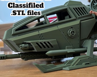 GI JOE Sky Hawk II 1.12 Assembled parts