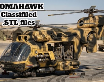 GI JOE Sky TomaHawk 1.12 Assembled parts