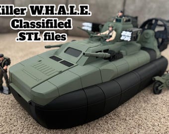 GI JOE KILLWHALE 1:12 Assembled parts