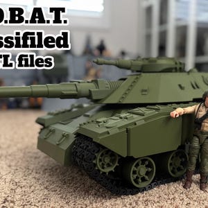 GI JOE MOBAT 1.12 Assembled parts
