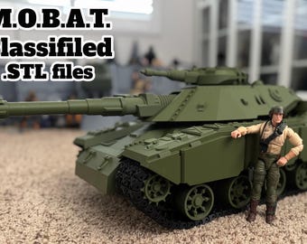 GI JOE MOBAT 1.12 Assembled parts