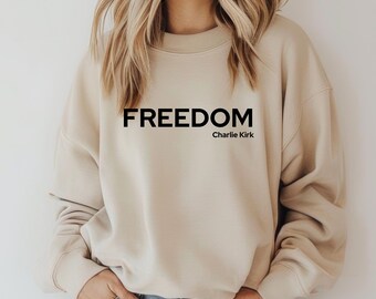 フリーダム クルーネックスウェットシャツ - ユニセックススタイル