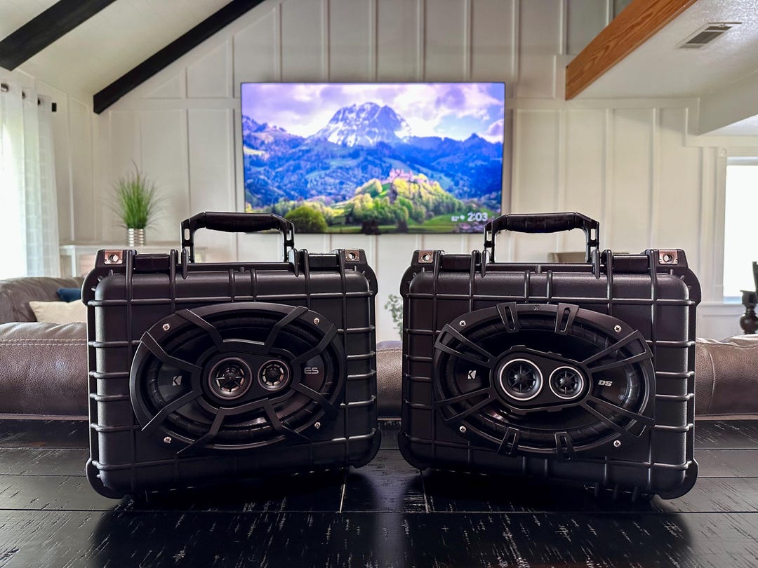 Apache 2800 6x9 Kicker DS Custom Portable Speaker | Handmade