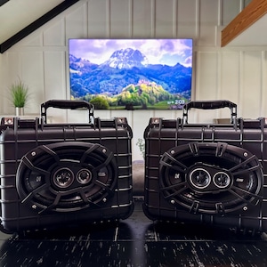 Apache 2800 6x9 Kicker DS Custom Portable Speaker | Handmade Bluetooth Boombox