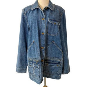 Vintage Y2K Lauren Jeans Co. Ralph Lauren Denim Chore Coat image 1