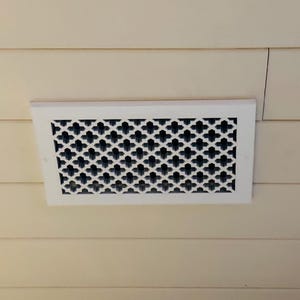 Ventilatierooster (onbehandeld) / Ventilatierooster (onafgewerkt) – Decoratieve ventilatiekap