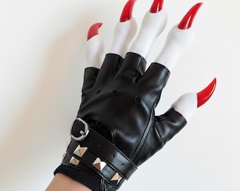 爪付き肉球グローブ – ケモノコスプレミトン、かわいい着ぐるみファー