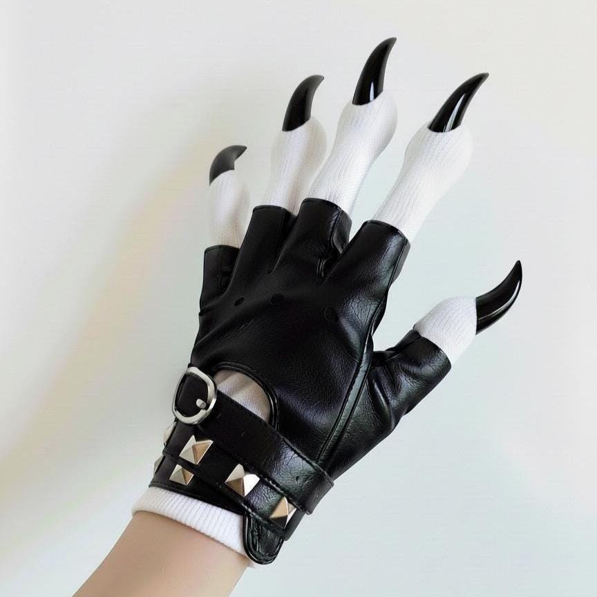 爪付き肉球グローブ – ケモノコスプレミトン、かわいい着ぐるみファー