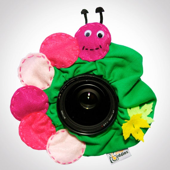 Shutter Buddies Claire CATERPILLAR with SQUEAKER camera lens Etsy