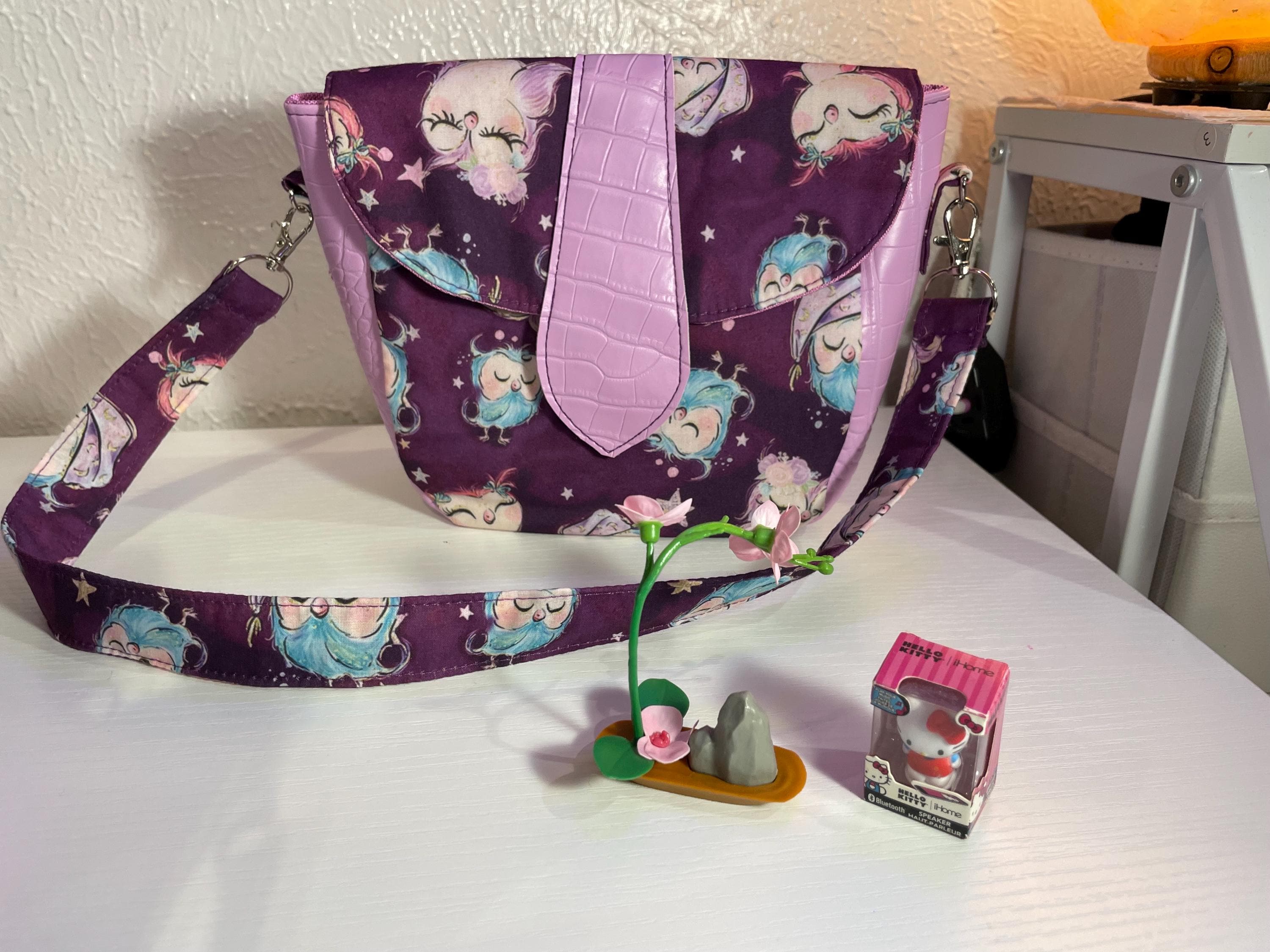 Purple Owl Mini Purse (Dolly)