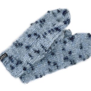 Mohair mittens, Hand-knitted mittens