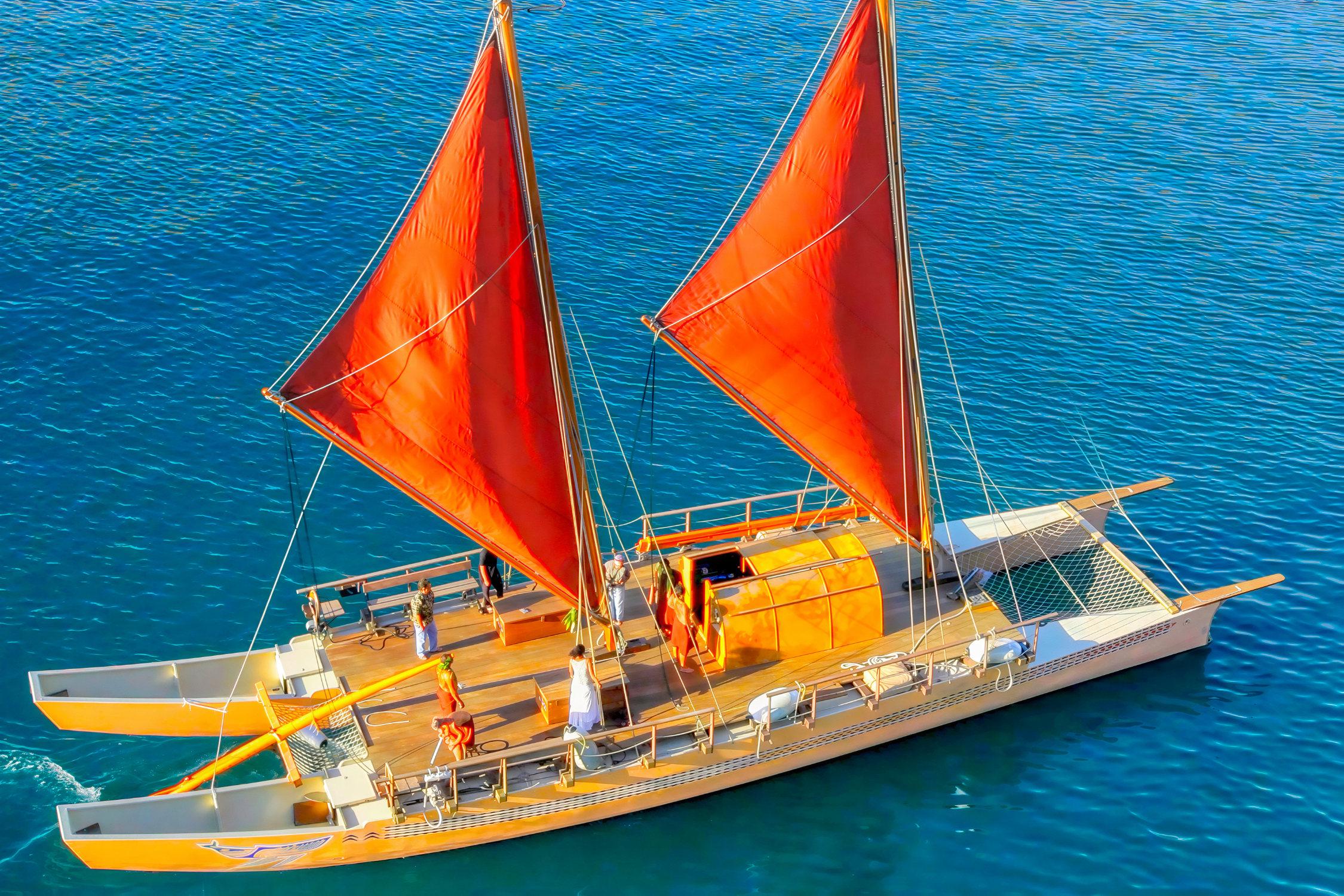 Hawaiian Sailing Canoe - Etsy