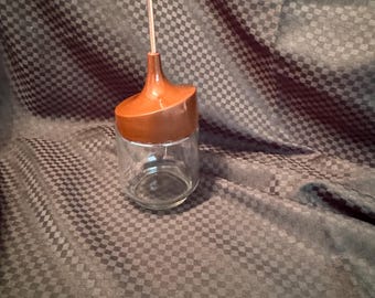 Tritatutto per arance e noci Gemco Vintage, barattolo in vetro, tritatutto manuale per alimenti, decorazione retrò per la cucina.