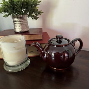 Vintage Sadler Tea for One Teapot Brown Made in England Small Personal Tea Pot English Cottage Kitchen Decor