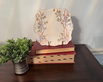 Vintage Roslyn Picta Fine Bone China bloemen dienblad gemaakt in Engeland