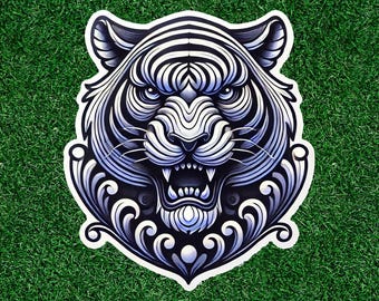 Bengal Tiger 100% waterproof vinyl sticker decal - many sizes available