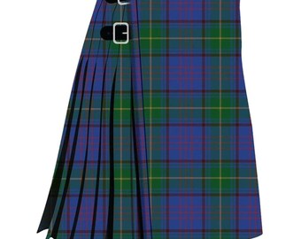 Handmade County DonegalTartan Kilt: Traditional Scottish Highland Wear