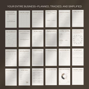 Business Planning System Digital Template Package Professional Marketing Tools Financial Tracking Collection Entrepreneur Resource Guide Complete Business Management Workbook Strategic Planning Templates Multiple Format Options