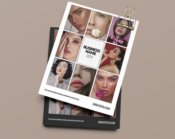 Makeup Artist Template Canva Beauty Guide Book Client Welcome Portfolio Design Professional Branding Salon Service Pricing Information