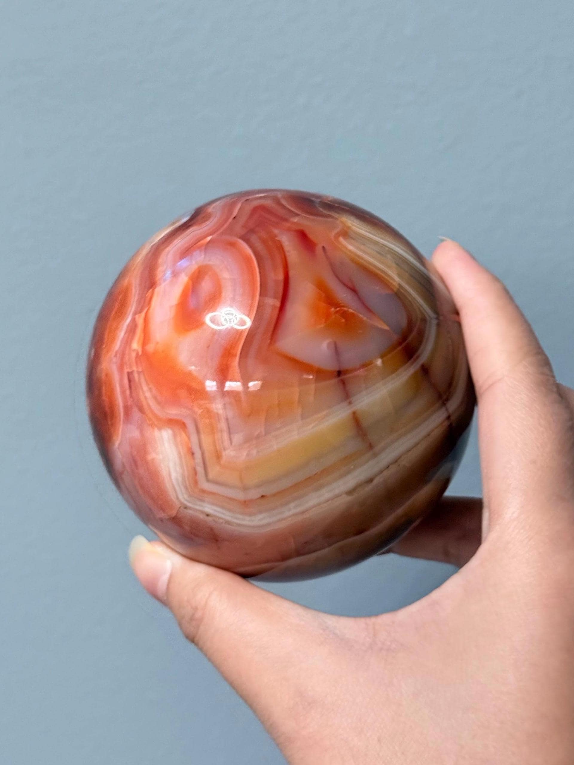 Carnelian Sphere - Etsy