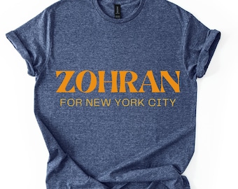 Zohran Mamdani for Mayor Tee: Vote Zohran, Progressive Democrats