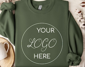 Custom Logo Sweatshirt, Small Business Custom Logo, Real Estate Sweatshirt, Team Staff Logo Shirt, Custom School Logo Shirt, Company Logo