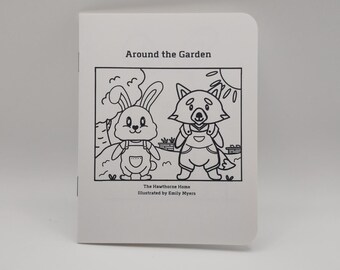 Around the Garden Mini Coloring Book