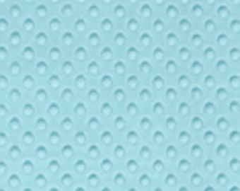 Aqua Dimple Dot Cuddle Solid by Shannon Fabrics - 58/60" wide,  Clearance DeStash Fabric, Fabric Bargain, Fabric Sale