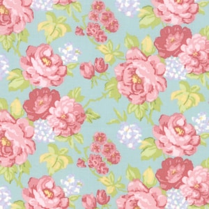 BRENDA RIDDLE Bramble Cottage Floral 18690-13, Moda Fabric fabric Clearance DeStash Fabric, Fabric Bargain, Fabric Sale-Out of Print